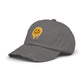 Distressed Melting Smiley Cap — Grunge Drip Dad Hat Hats Printify