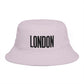 London Embroidered Bucket Hat — Minimal City Travel Sun Hat Hats Printify One size Orchid