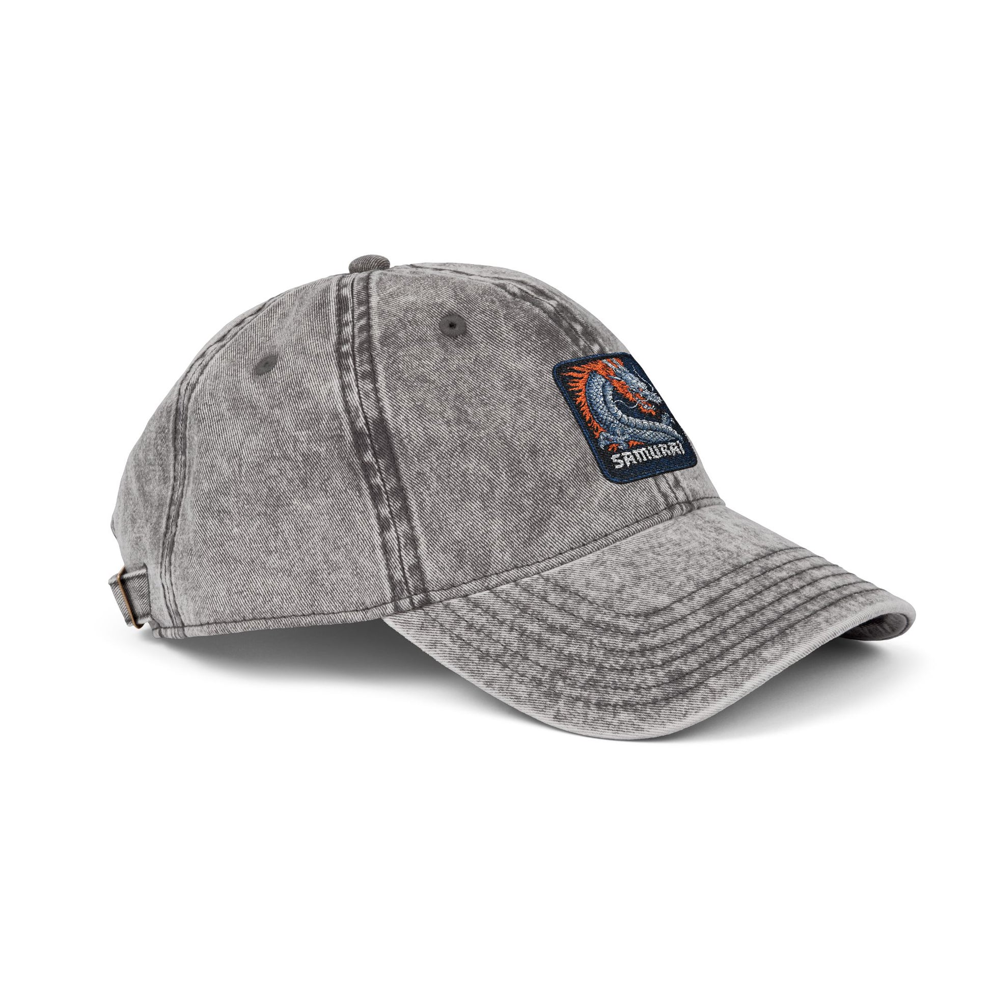 Embroidered Vintage Wave Cap Hats Printify