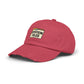 Distressed Cap — "Epstein Files" Vintage Folder Patch Hats Printify