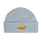Embroidered Carrot Cuff Beanie Hats Printify One size Powder