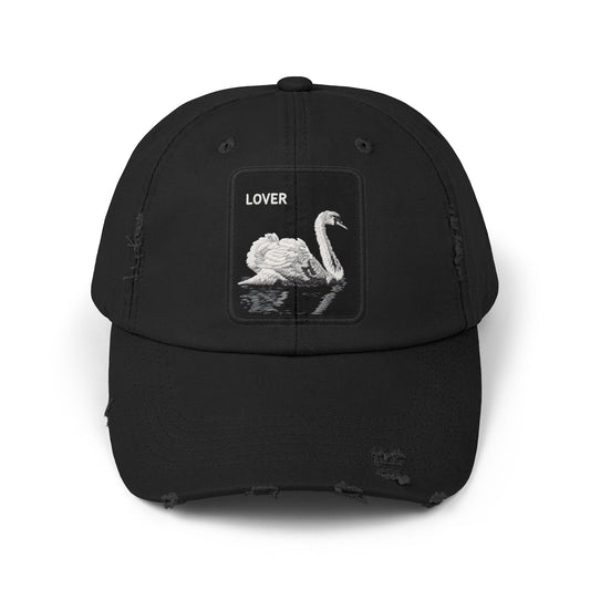 Lover Swan Hats Printify Black One size