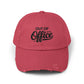 Unisex Distressed Cap Hats Printify Dashing Red One size