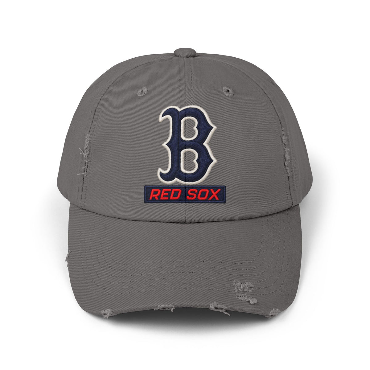 Boston Red Sox Distressed Baseball Cap Hats Printify Nickel One size