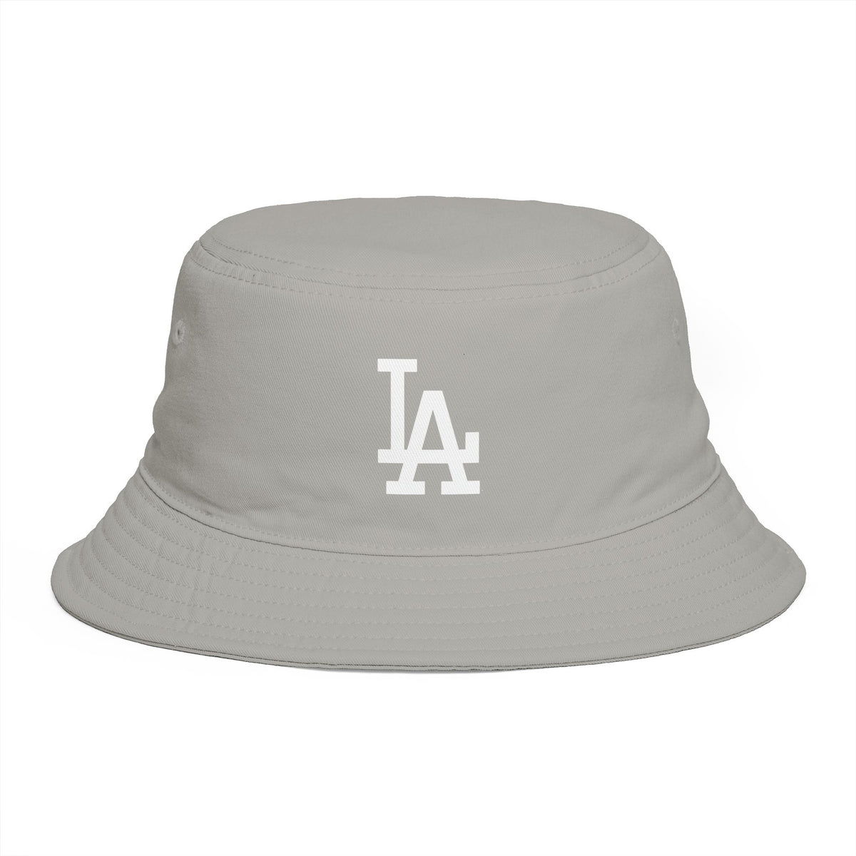 Brown LA Logo Bucket Hat — Casual Streetwear Sun Hat Hats Printify One size Storm