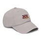 Embroidered "Jew" Challah Bread Washed Baseball Cap Hats Printify