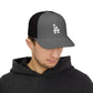 Embroidered LA Logo Snapback Trucker Cap Hats Printify