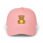 Teddy Bear Dad Cap — Cute Embroidered Plush Bear Baseball Hat Hats Printify Pink One size