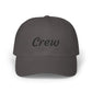 Crew Embroidered Dad Cap - Classic White Adjustable Baseball Hat Hats Printify Dark Grey One size