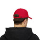 Dad Cap — Embroidered Fiery Lion Patch Baseball Hat