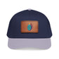 Leather Patch Baseball Cap — Retro Grenade Patch Hat