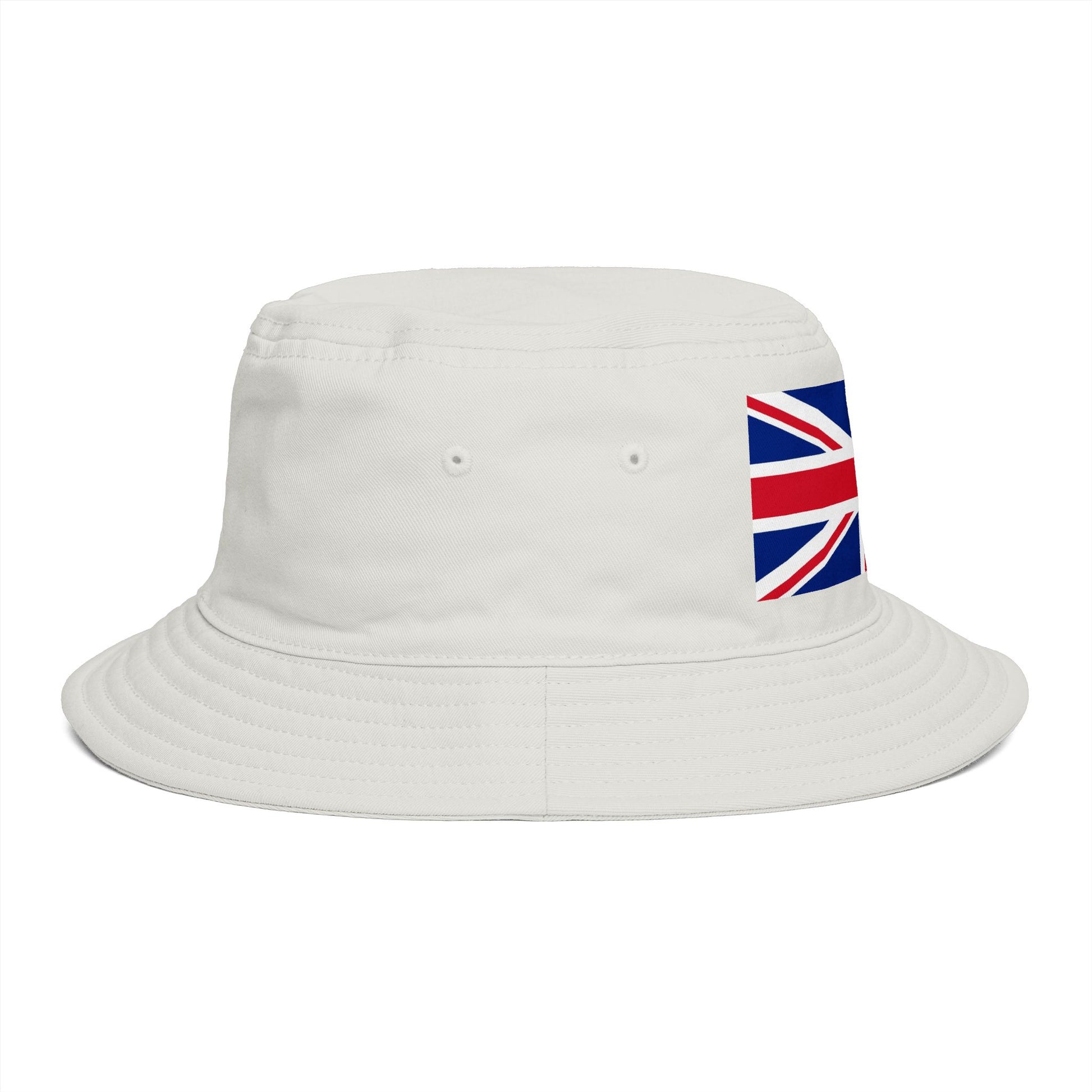 Union Jack Bucket Hat — British Flag Cotton Sun Hat Hats Printify