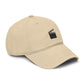 Washed Baseball Cap with Film Clapper Embroidery – Vintage Crew Hat for Filmmakers & Movie Fans Hats Printify