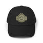 Distressed John Deere Logo Cap — Vintage Farm Equipment Baseball Hat Hats Printify
