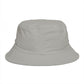 Brown Bucket Hat with Cute White Cat Embroidery — Casual Cat Lover Accessory