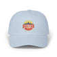 Boston Vintage Dad Cap – Retro Skyline Embroidered Baseball Hat Hats Printify Light Blue One size