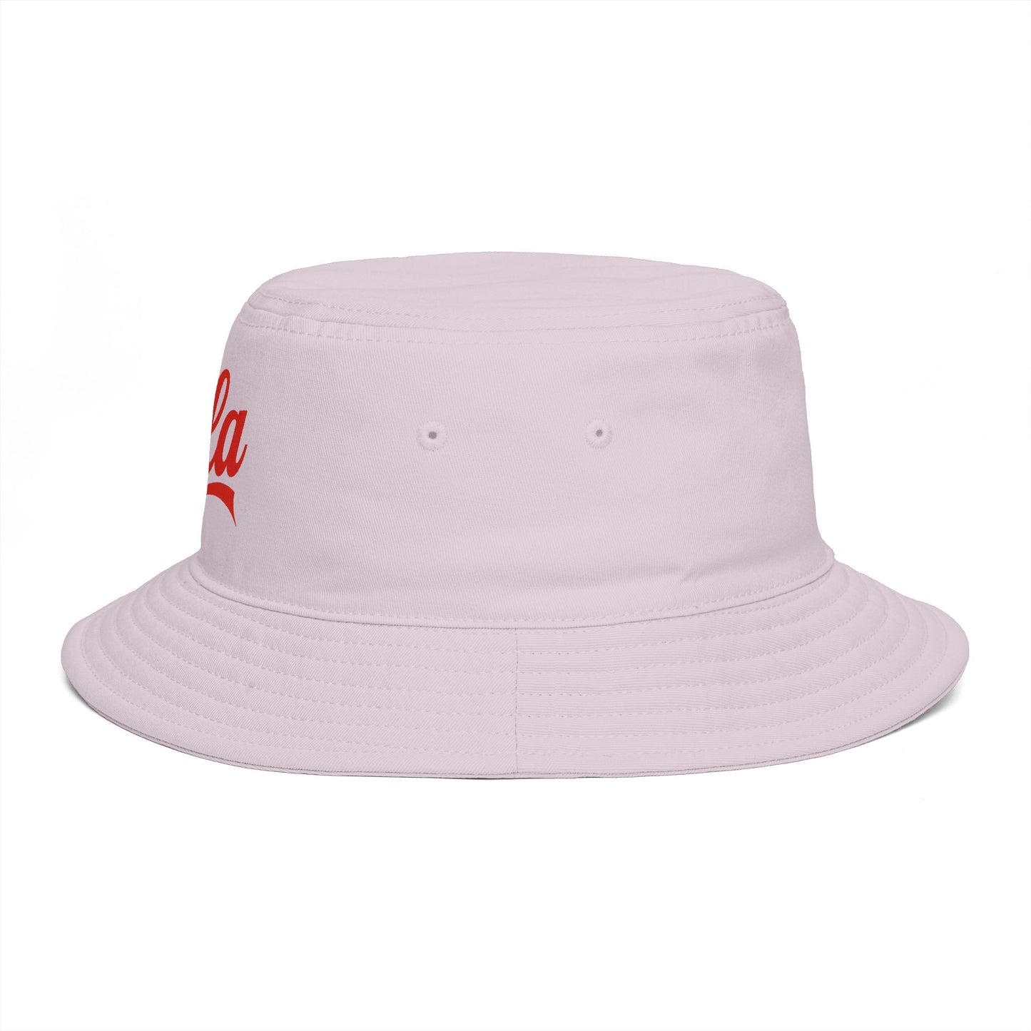 Cola Logo Brown Bucket Hat – Retro Soda-Inspired Summer Hat