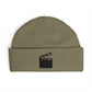 Film Clapper Cuff Beanie — Embroidered Movie Crew Knit Hat Hats Printify One size Eucalyptus