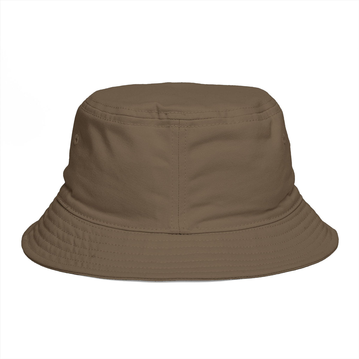 Brown LA Logo Bucket Hat — Casual Streetwear Sun Hat Hats Printify