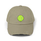 Distressed Tennis Ball Cap — Vintage Sport Dad Hat Hats Printify Light Olive One size