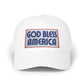 God Bless America Dad Cap — Patriotic Embroidered Baseball Hat