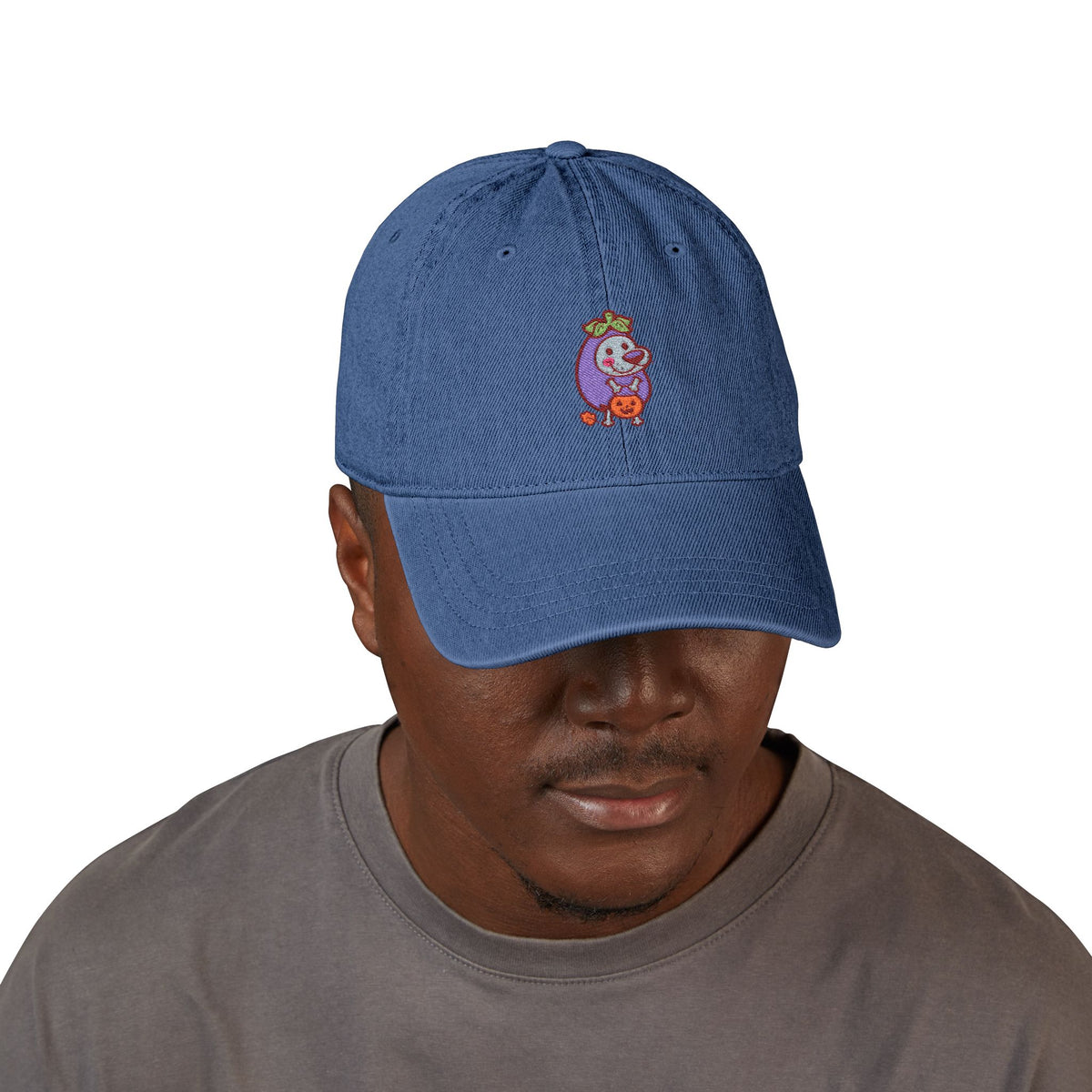 Little Trickster – Halloween Embroidered Cap Hats Printify