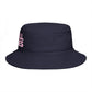 Chill Vibes Bucket Hat — Retro Pink Text Cotton Sun Hat