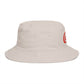 Cola Logo Brown Bucket Hat – Retro Soda-Inspired Summer Hat Hats Printify