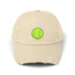 Distressed Tennis Ball Cap — Vintage Sport Dad Hat Hats Printify Stone One size