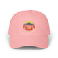Boston Vintage Dad Cap – Retro Skyline Embroidered Baseball Hat Hats Printify Pink One size