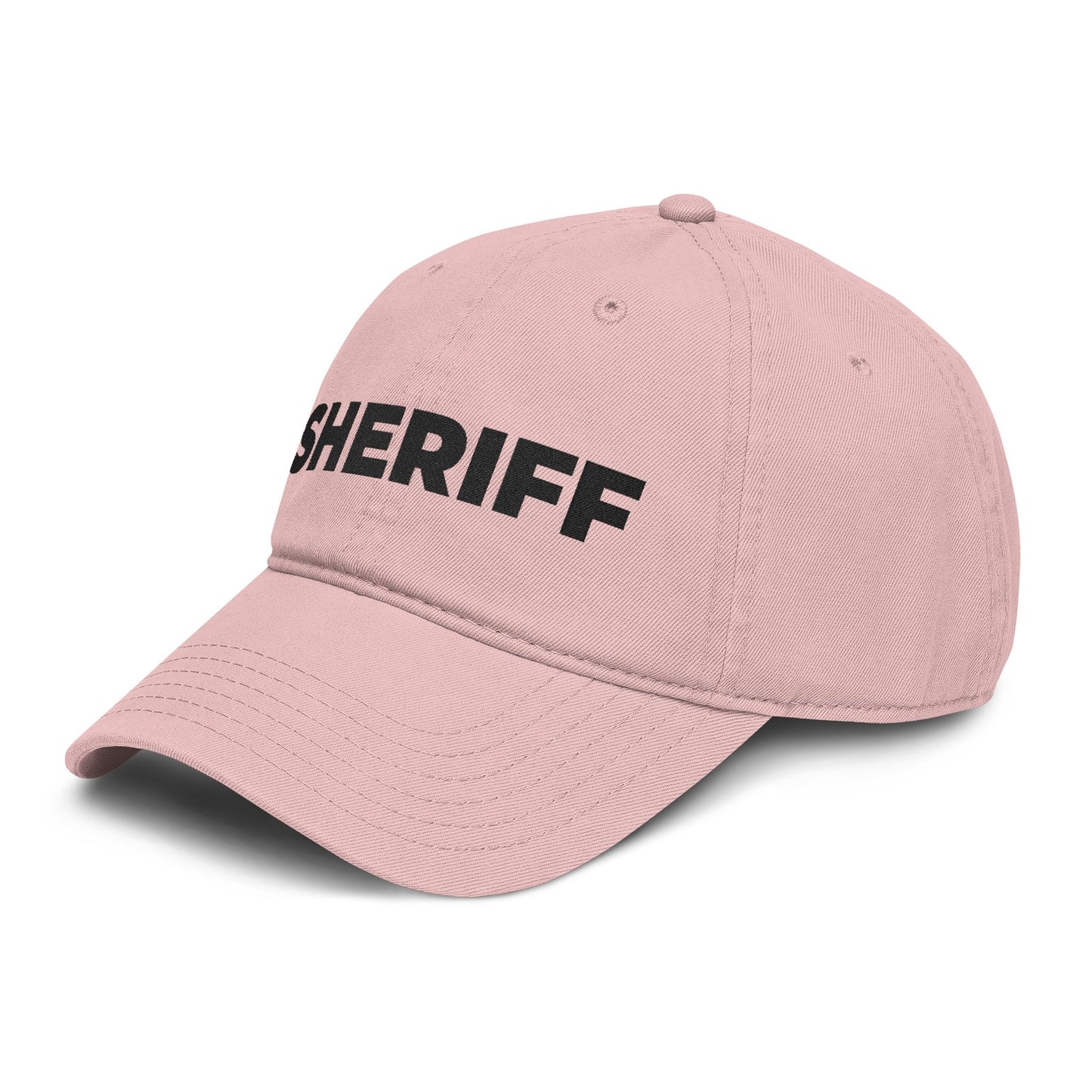Sheriff Floral Embroidered Baseball Cap