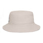 Brown Bucket Hat with Cute White Cat Embroidery — Casual Cat Lover Accessory Hats Printify