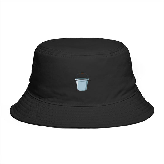 Coffee Cup Bucket Hat — Embroidered Mini Latte Graphic Hats Printify One size Black