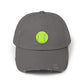 Distressed Tennis Ball Cap — Vintage Sport Dad Hat Hats Printify Nickel One size