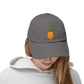 Distressed Pineapple Cap — Retro Embroidered Fruit Hat