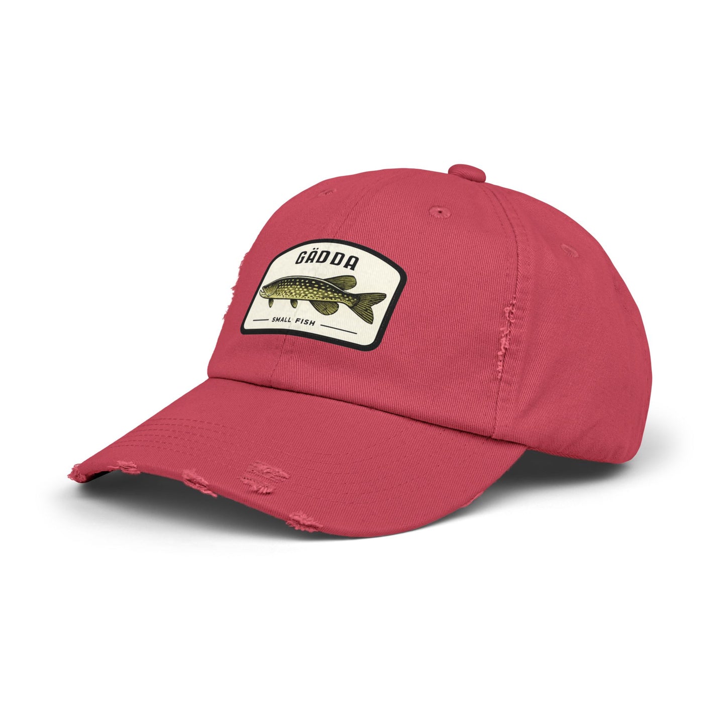 Fishing Hat – 'Gädda' Pike Patch Distressed Cap