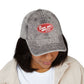 Vintage Embroidered 'Beer Me' Cap — Distressed Red Baseball Hat