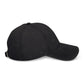 Drunk Embroidered Denim Hat – Distressed Black Baseball Cap