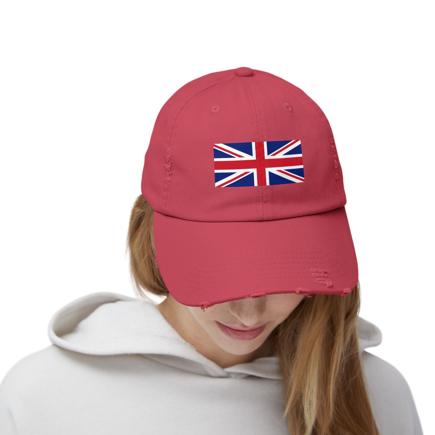 Distressed Union Jack Cap — British Flag Baseball Hat