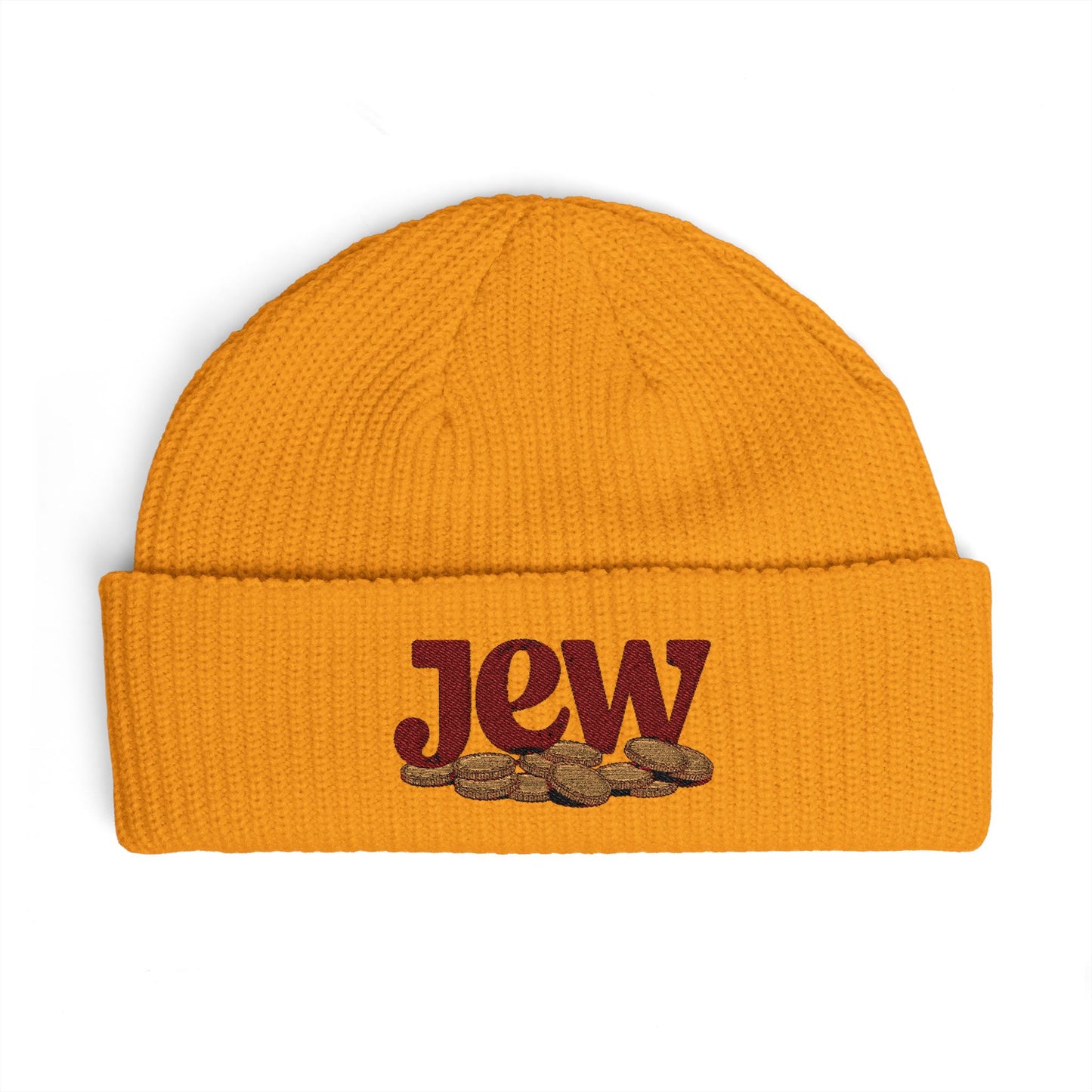 Cuff Beanie Hats Printify One size Gold