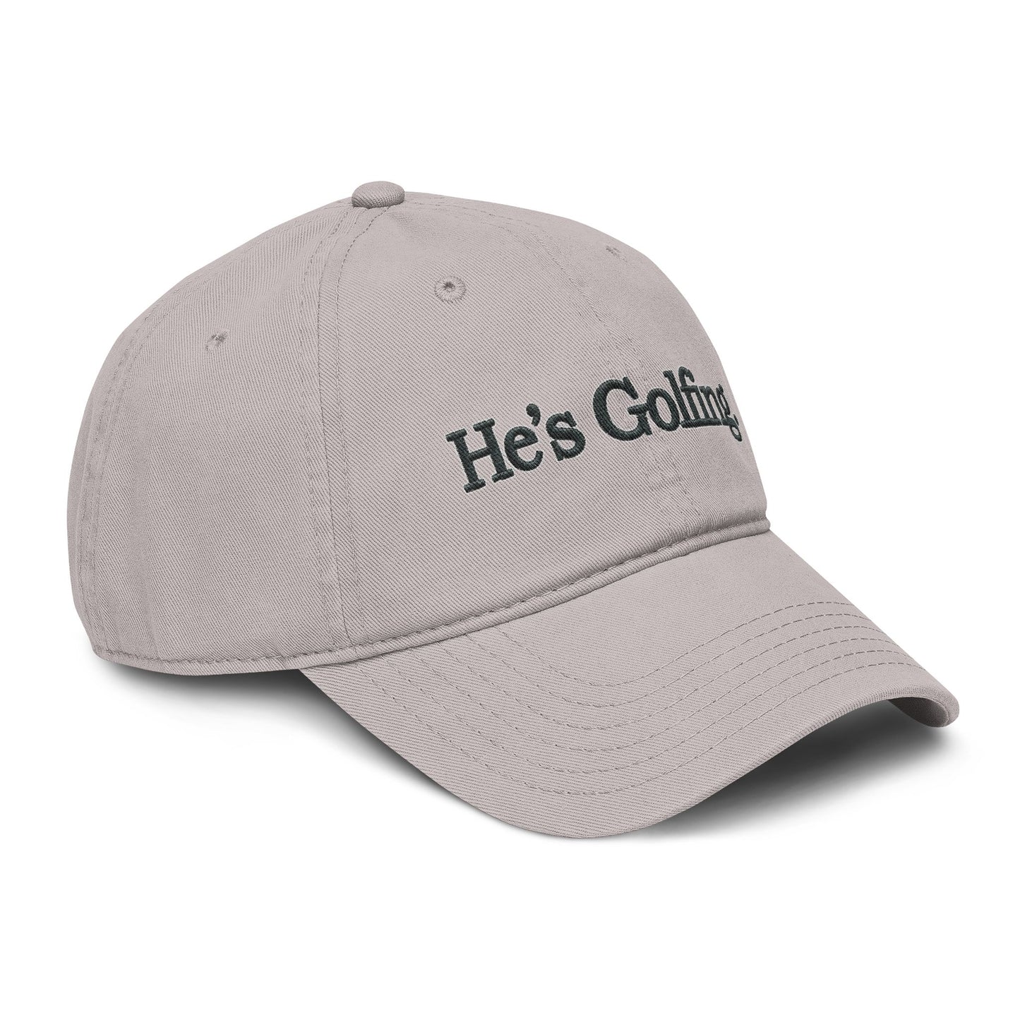 He's Golfing Washed Baseball Cap – Casual Golf Hat for Men