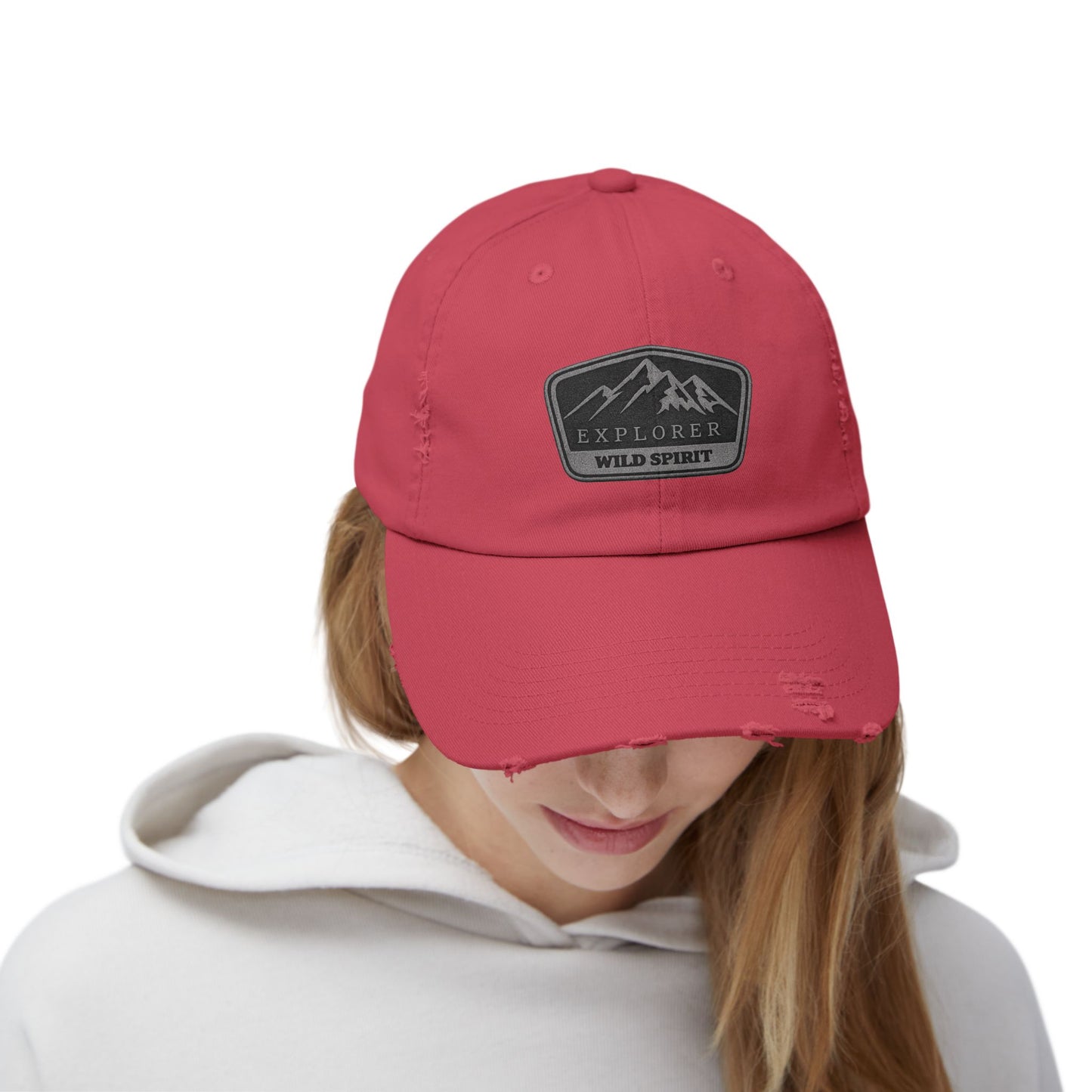 Explorer Wild Spirit Distressed Cap — Mountain Outdoors Dad Hat