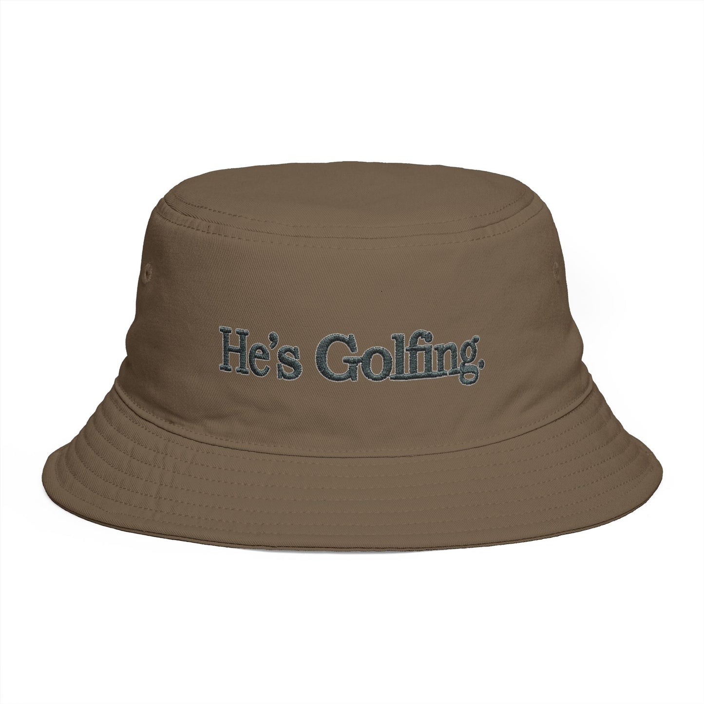 He's Golfing Bucket Hat — Casual Golf Hat for Players & Fans