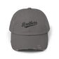 Distressed Baseball Cap — 'Brothers' Embroidered Vintage Dad Hat Hats Printify Nickel One size