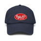 Beer Me Baseball Cap — Vintage Washed Hat with Red Patch