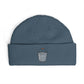 Embroidered Trash Can Cuff Beanie Hats Printify One size Petrol Blue