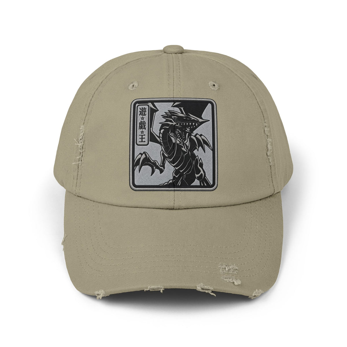 Unisex Distressed Cap Hats Printify Light Olive One size
