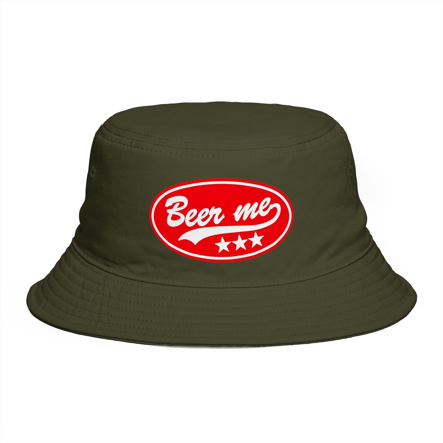 Beer Me Bucket Hat — Retro Beer Logo Summer Hat