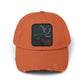 Distressed Forest Moose Cap Hats Printify Burnt Orange One size