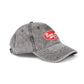 Vintage Embroidered 'Beer Me' Cap — Distressed Red Baseball Hat